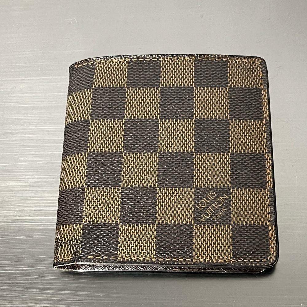 Louis Vuitton Brown Checkered Wallet
